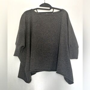 VINCE 100% Cashmere Dolman Sleeve Tunic Boxy Sweater